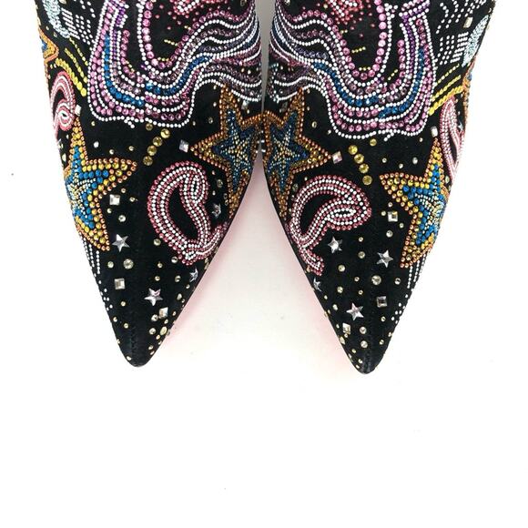 Christian Louboutin So Kate Starlight Crystals Studded Limited Edition Booty 40 - Picture 6 of 13